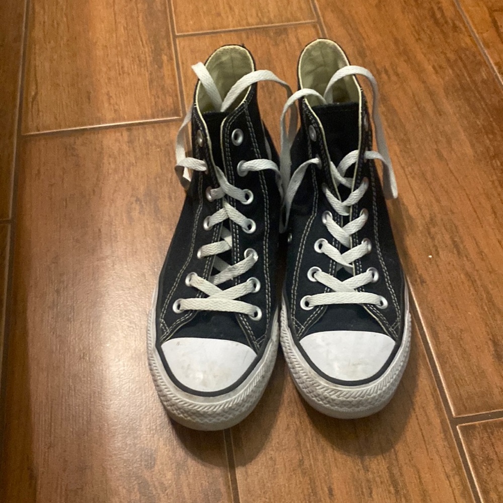 black high top converses